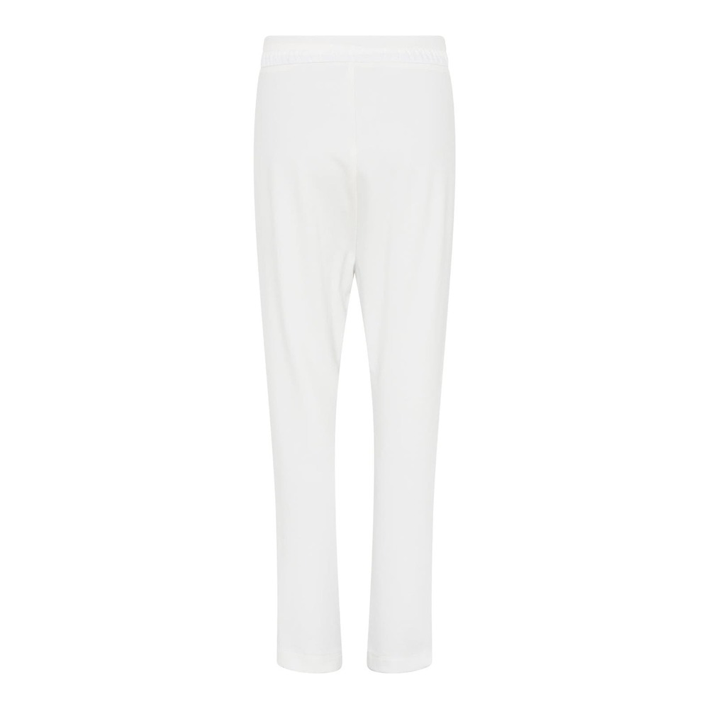 Women's White Pull On Athleisure Casual Pants Zip Up Size 12 NWT I'CONA - Picture 2 of 5